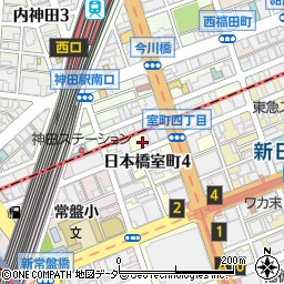 第１０日東室町ビル周辺の地図