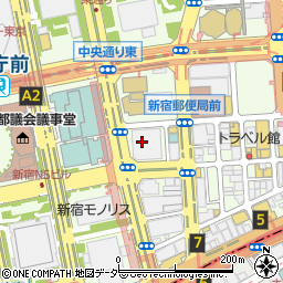 富国生命保険相互会社　新宿支社新宿第二営業所周辺の地図