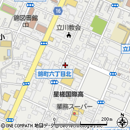 ライオンズ立川錦町レジデンス周辺の地図