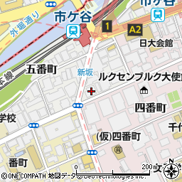 東京都千代田区五番町5-1周辺の地図