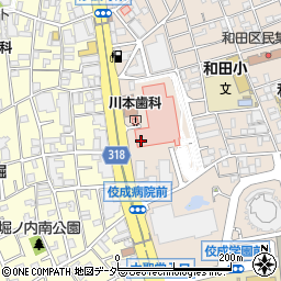 杏林大学医学部付属杉並病院周辺の地図