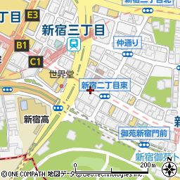 新宿通り 新宿区 道路名 の住所 地図 マピオン電話帳