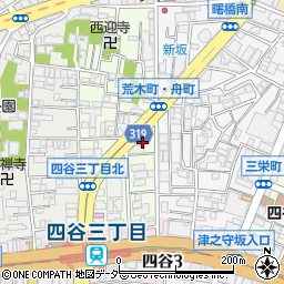 東京都新宿区舟町5-8周辺の地図