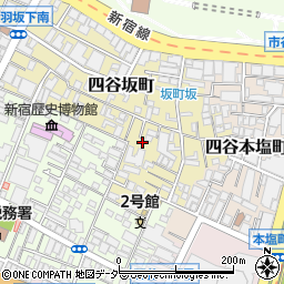 東京都新宿区四谷坂町3-7周辺の地図