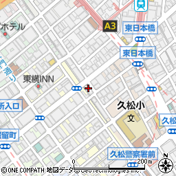東京都中央区日本橋久松町3周辺の地図