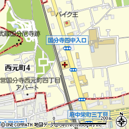 日産東京国分寺店周辺の地図