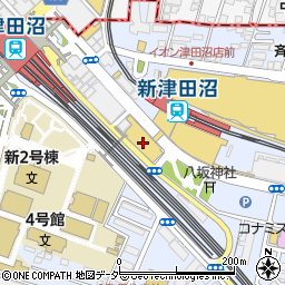 ＡＢＣ‐ＭＡＲＴミーナ津田沼店周辺の地図
