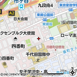 東京都千代田区四番町2周辺の地図