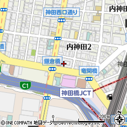 東京都千代田区内神田2丁目2周辺の地図