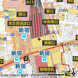 ダイアナ株式会社　新宿ルミネ店周辺の地図