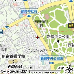 笑がおの園新宿周辺の地図