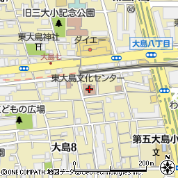 東大島文化センター周辺の地図