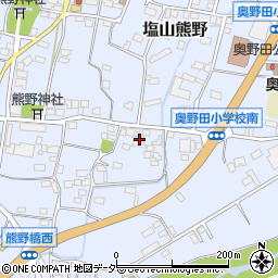 山梨県甲州市塩山熊野1308周辺の地図