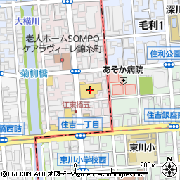 スギ薬局　江東橋南店周辺の地図