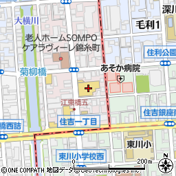 スギ薬局　江東橋南店周辺の地図