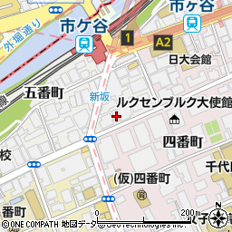 東京都千代田区五番町5-5周辺の地図
