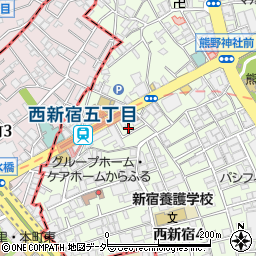 東京都新宿区西新宿4丁目4-3周辺の地図