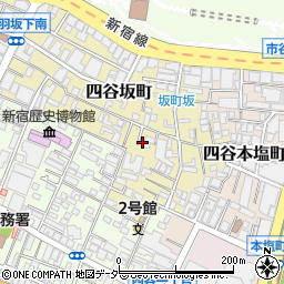 東京都新宿区四谷坂町3-8周辺の地図