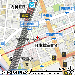 西安刀削麺酒楼 神田店周辺の地図