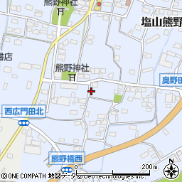 山梨県甲州市塩山熊野1312周辺の地図