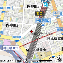 東京都千代田区内神田3丁目3周辺の地図