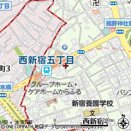 東京都新宿区西新宿4丁目4-13周辺の地図
