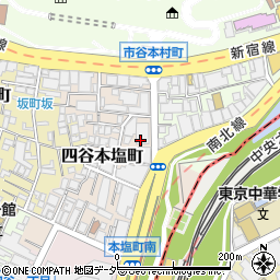 東京都新宿区四谷本塩町6周辺の地図