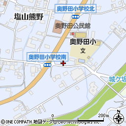 山梨県甲州市塩山熊野1007周辺の地図