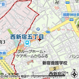 東京都新宿区西新宿4丁目4-15周辺の地図