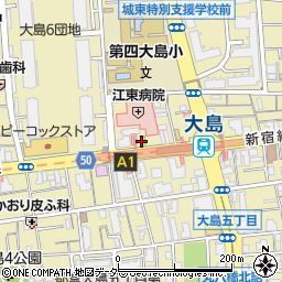 大衆酒場 泥亀 大島店周辺の地図