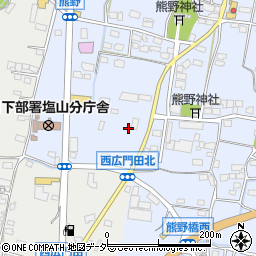 山梨県甲州市塩山熊野138周辺の地図