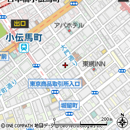 東京都中央区日本橋大伝馬町11周辺の地図