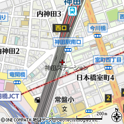 ハンバーグ ジョージ 神田店周辺の地図
