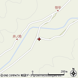 岐阜県加茂郡白川町上佐見7218-7周辺の地図