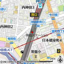 東京都千代田区鍛冶町1丁目2周辺の地図