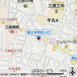 大栄パーク三鷹駐車場周辺の地図