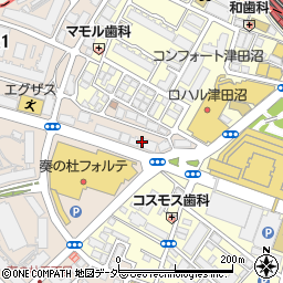 京葉銀行津田沼支店 ＡＴＭ周辺の地図