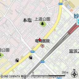 京葉銀行行徳支店周辺の地図