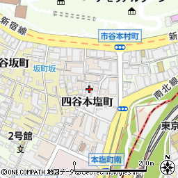 東京都新宿区四谷本塩町9周辺の地図
