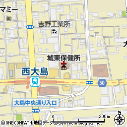 東京都　主税局江東都税事務所周辺の地図