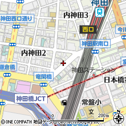 内神田３丁目パーキングメーター４周辺の地図