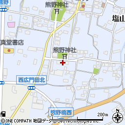 山梨県甲州市塩山熊野1218-1周辺の地図