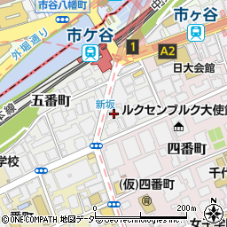東京都千代田区五番町5-18周辺の地図