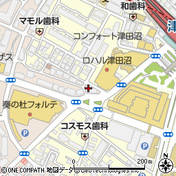 早稲田塾　津田沼校周辺の地図