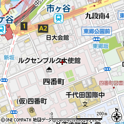 東京都千代田区四番町8-6周辺の地図