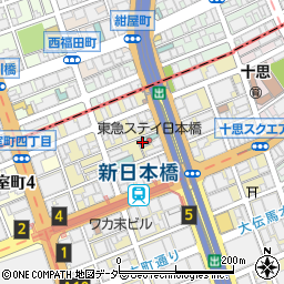 東京都中央区日本橋本町4丁目周辺の地図