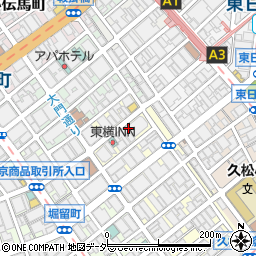 東京都中央区日本橋富沢町周辺の地図