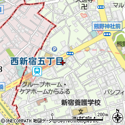 東京都新宿区西新宿4丁目4-1周辺の地図