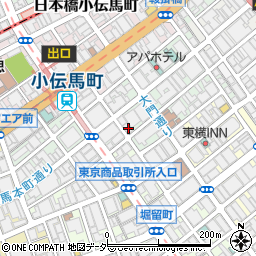 東京都中央区日本橋大伝馬町10-1周辺の地図