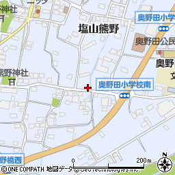 山梨県甲州市塩山熊野1155周辺の地図